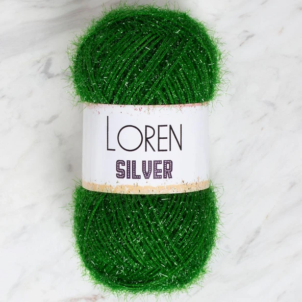 Loren Silver Yeşil El Örgü İpi - RS0041 - 34101 ürün görseli 1