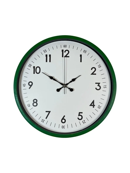 36 Cm Yeşil Dekoratif Duvar Saati - Resim 2