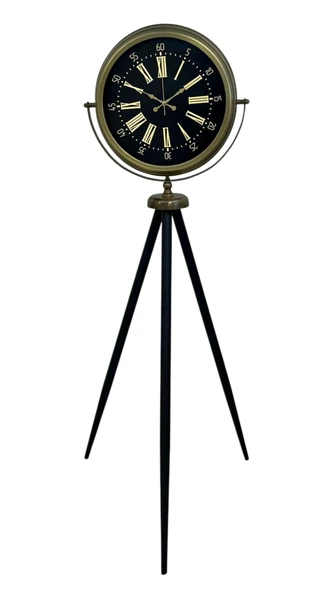 Eskitme İhtişam Tripod Ayaklı Saat - Resim 4