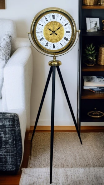 Gold Asalet Tripod Ayaklı Saat - Resim 2
