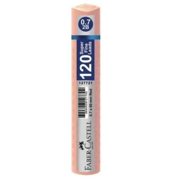 Faber Castell Grip Min 0.7 2B 60mm 120li Pastel Turuncu ürün görseli 1