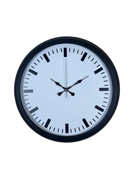 Black & White Baseline 40 Cm Metal Duvar Saati - Resim 4