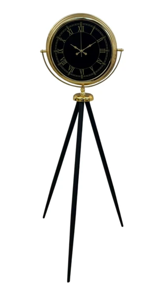 İhtişam Gold Tripod Ayaklı Saat - Resim 4