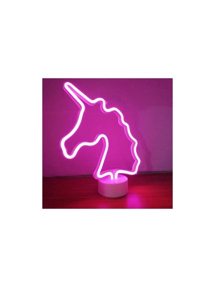 Unicorn Neon Led Gece Lambası-Dekorasyon Aydınlatma ürün görseli 1