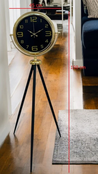Royal Gold Tripod Ayaklı Saat - Resim 5