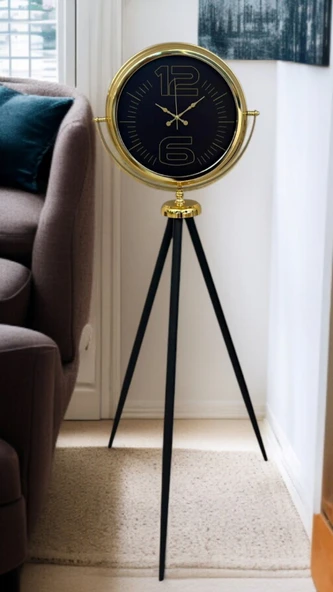 Prime Gold Şık Tripod Ayaklı Saat - Resim 2