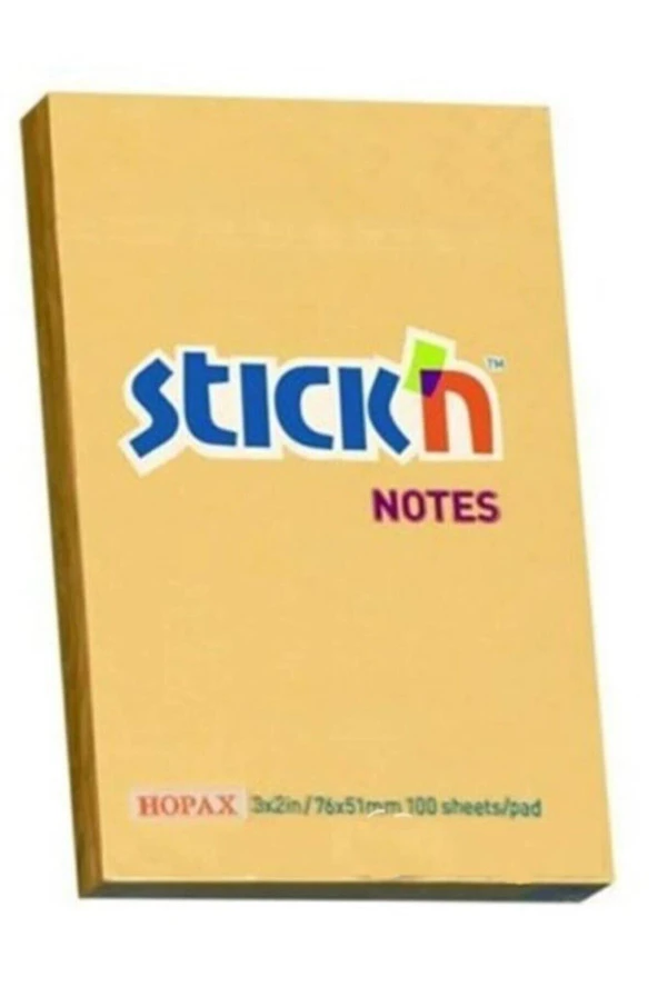 Hopax Stıckn Yapışkanlı Not Kağıdı 76x51 mm Pastel Kavun İçi 100 Yaprak ürün görseli 1
