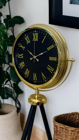 Gold Asalet Tripod Ayaklı Saat ürün görseli 1