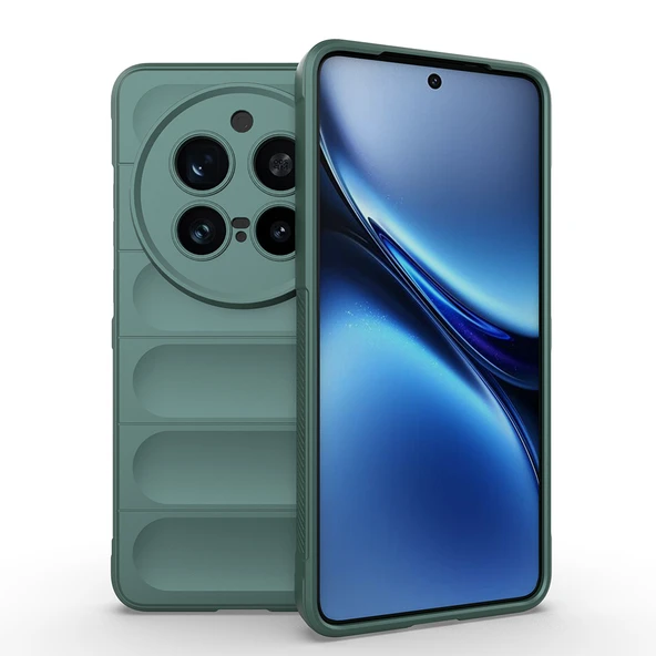 Vivo X200 Pro Kılıf Esnek TPU Oyuklu Arka Yüzey Tasarımlı Etnik Silikon Kapak ürün görseli 1