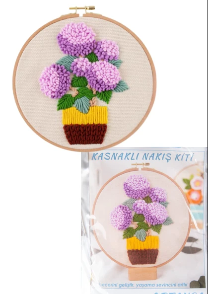 Almira Butik Nakış Kitleri Kasnaklı 13.5 X 18.8 cm Ortanca ürün görseli 1