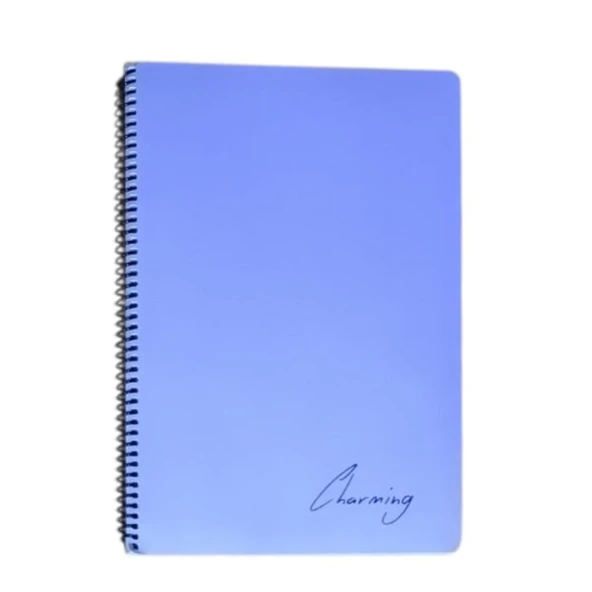 Tokaç A4 PP KP Spiralli 72 Yp Çizgili Defter-Mor ürün görseli 1