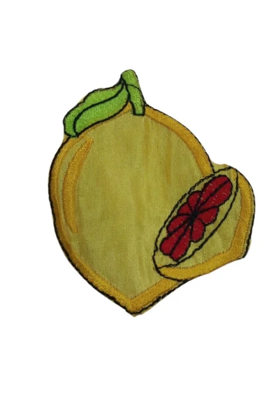Almira Butik Aplike Ütü İle Yapışan Limon Desen ürün görseli 1
