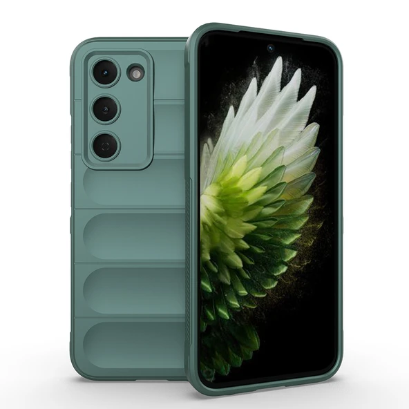 Tecno Spark 40 Pro Kılıf Esnek TPU Oyuklu Arka Yüzey Tasarımlı Etnik Silikon Kapak ürün görseli 1