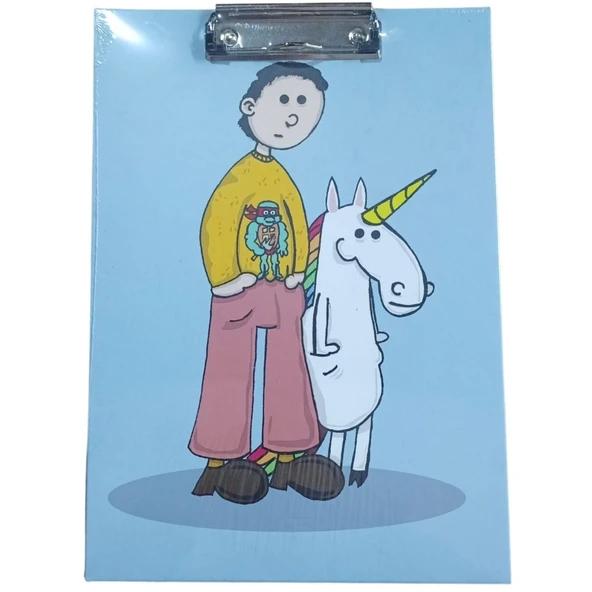 Paklon Kapaksız Tasarımlı Sekreterlik-Unicorn ve Adam ürün görseli 1