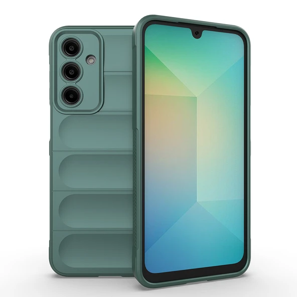 Galaxy A17 Kılıf Esnek TPU Oyuklu Arka Yüzey Tasarımlı Etnik Silikon Kapak ürün görseli 1