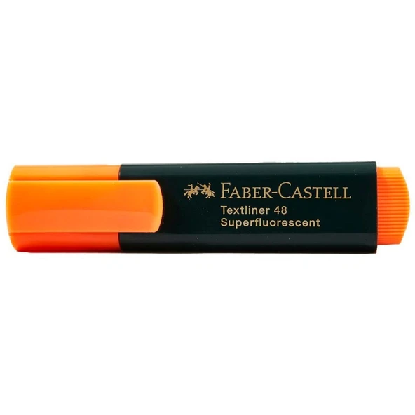 Faber Castell Fosforlu Kalem Turuncu ürün görseli 1