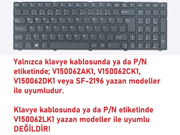 Casper Nirvana C700 GT940 Klavye Siyah V1 ürün görseli 1