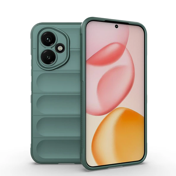 Honor 400 Kılıf Esnek TPU Oyuklu Arka Yüzey Tasarımlı Etnik Silikon Kapak ürün görseli 1