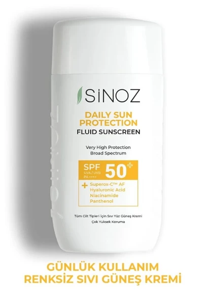 Sinoz Günlük Kullanım SPF50+ Fluid Güneş Kremi 50 ML ürün görseli 1