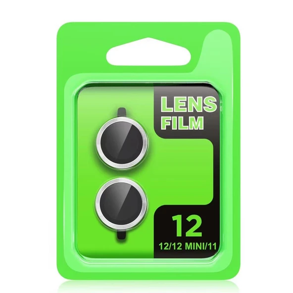 İphone 11 Raze Metal Kamera Lens - Mor - Resim 2