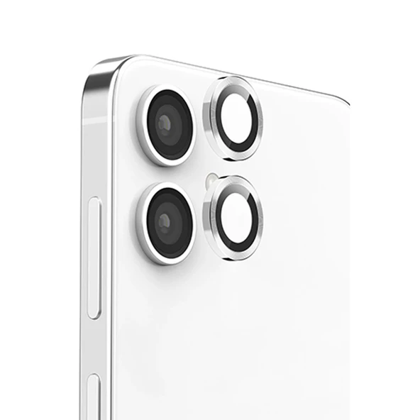 Samsung Galaxy A06 Raze Metal Kamera Lens - Gümüş ürün görseli 1