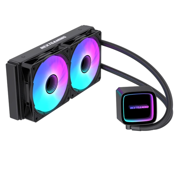 NG-240 Nitro Cool 240mm ARGB Fanlı Sıvı CPU Soğutucu Siyah ürün görseli 1