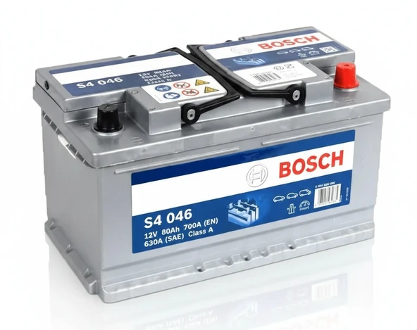 Bosch S4 046 12 V 80 Ah Akü ürün görseli 1