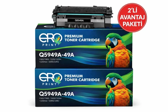 HP Laserjet 1320TN Muadil Toner - 2'li Avantaj Paket ürün görseli 1