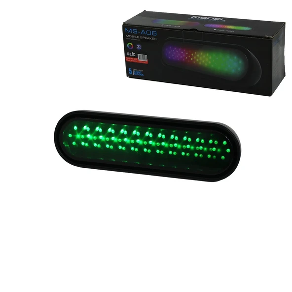 2X2 İNÇ BLUETOOTH WİRELESS RGB IŞIKLI HOPARLÖR SPEAKER TYPC-E TO USB ŞARJLI 5W (5250) ürün görseli 1