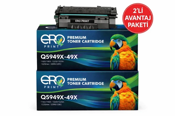 HP Laserjet 3390 Yüksek Kapasiteli Muadil Toner - 2'li Avantaj Paket ürün görseli 1