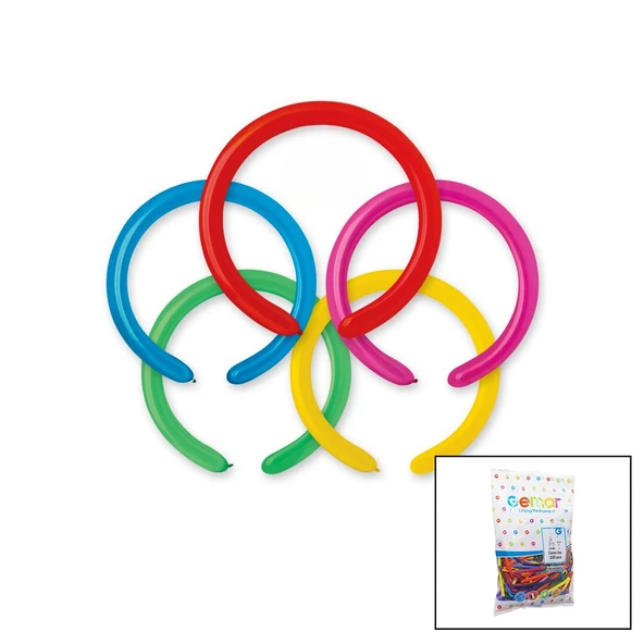 SOSİS UZUN BALON 2 İNÇ - 5CM - 100PCS (5250) ürün görseli 1