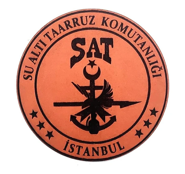 SAT (Su Altı Taarruz) Deri PEÇ- Arma - Patch ürün görseli 1