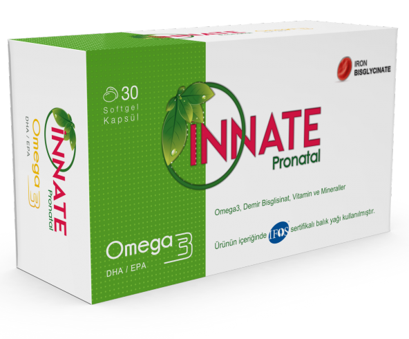 Innate Pronatal Omega3, Vitamin Ve Mineraller 30 Kapsül ürün görseli 1