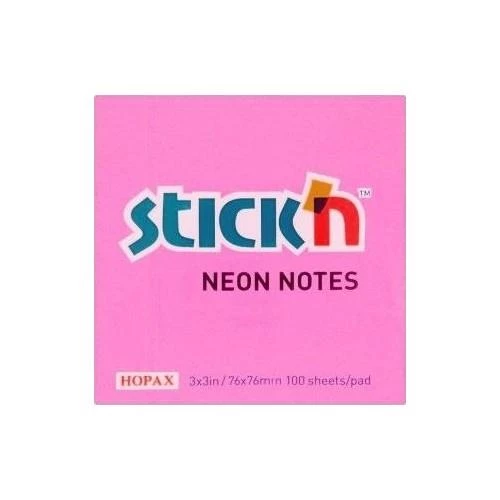 Hopax Stıckn Yapışkanlı Not Kağıdı 100 Yaprak 76x51 Mm Pastel Pembe ürün görseli 1