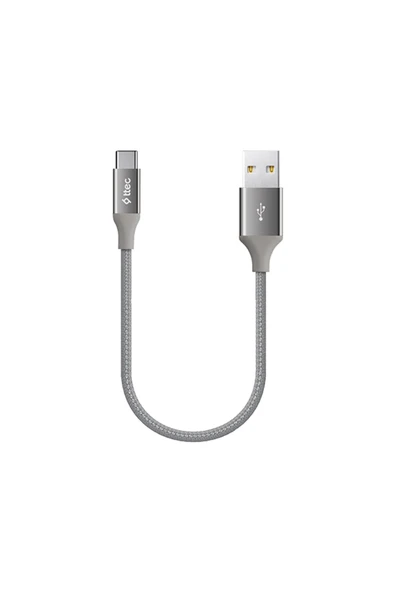 AlumiCable Mini 30cm Type C Şarj Kablosu-Kırmızı ürün görseli 1
