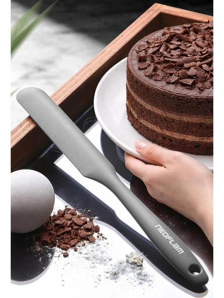 Si̇li̇kon Gri̇ Pasta Spatulası ürün görseli 1