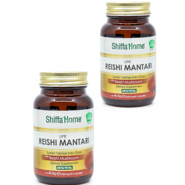 Shiffa home Reishi Mantarı Upr 60 Kapsül x 2 paket ürün görseli 1