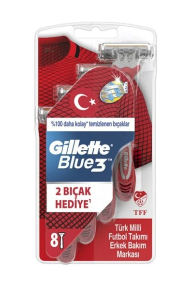 GİLLETTE Blue3 Serisi Kullan At Tıraş Bıçağı 8'li ürün görseli 1