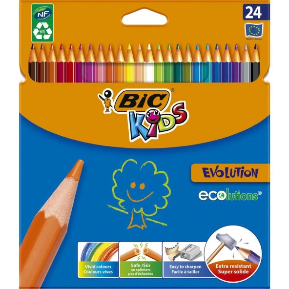 Bic Kuru Boya Evolutıon 24 LÜ 937515 ürün görseli 1