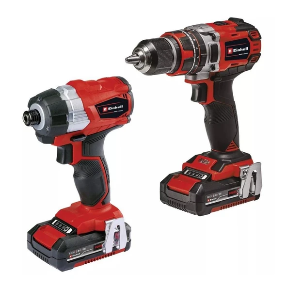 Einhell TP-18V Twin Pack BL Akülü Matkap Akülü Vidalama 2x2.0AH Çantalı Set 4514209 ürün görseli 1
