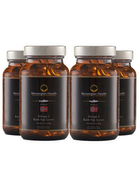 Omega 3 Balık Yağı Kapsül Formu 60 Kapsül x 4 Adet ürün görseli 1