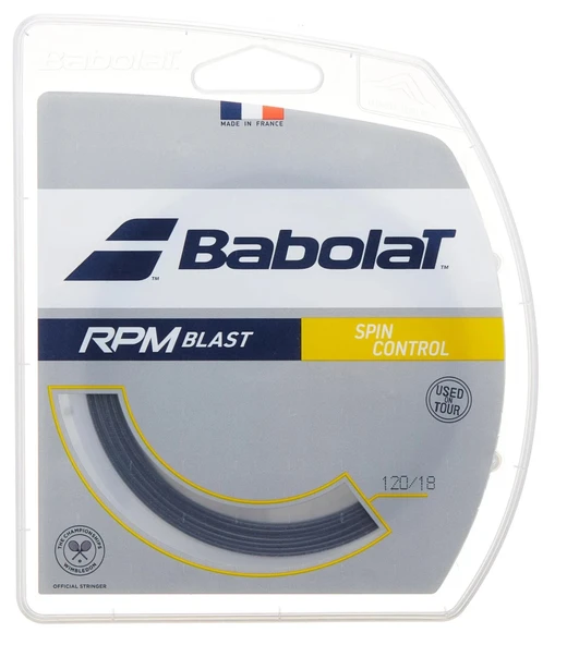 Babolat Rpm Blast Siyah 1.20/18 Tenis Tekli Kordaj ürün görseli 1
