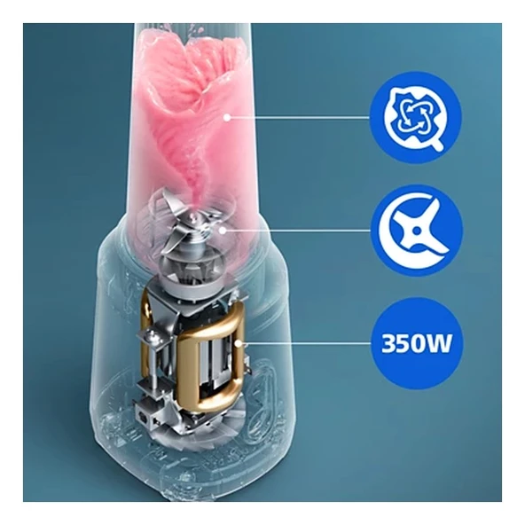 Philips HR2672/00 Daily Pro Smoothie Blender - Resim 2