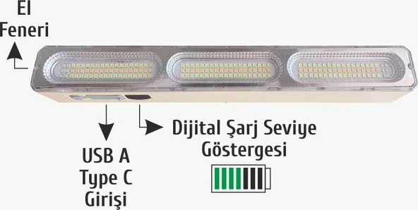 Helios Opto 20 W T20 ŞARJ EDİLEBİLİR IŞILDAK ürün görseli 1