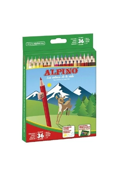 Alpino Kuru Boya Tam Boy 36 Renk Al 600 ürün görseli 1