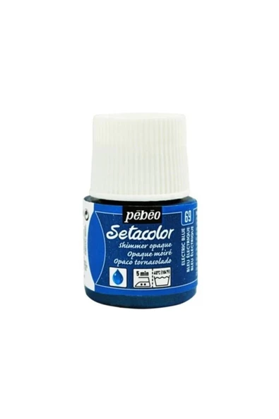 Pebeo 295- 69 45Ml Setacolor Kumaş Boyası Elektrik Mavi ürün görseli 1