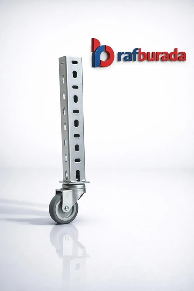 1 Adet Frensiz Çelik Raf Tekerleği - Dosya, Arşiv, Depo, Market Raf Tekerleği ürün görseli 1