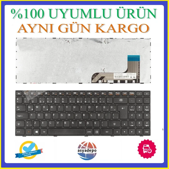 Lenovo ideapad 110-17ACL Klavye Tuş Takımı Siyah TR ürün görseli 1