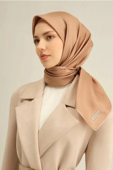 ARMİNE SURA İPEK EŞARP 25YA9348-83 - Resim 3