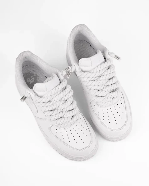 Nike Air Force 1 - Rope White - Resim 3